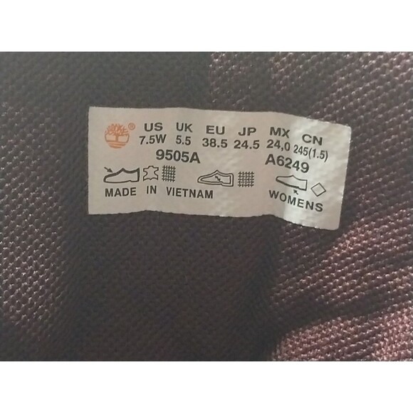 Timberland Womens Waterproof Leather Hiking Boots 7.5W Brown Anti-Fatigue Trail - Picture 2 of 15